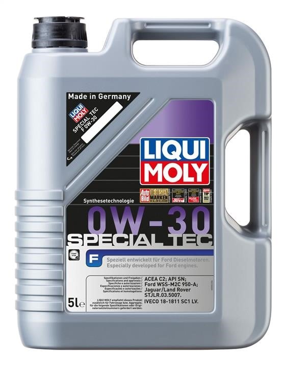 Liqui Moly 8903 Engine oil Liqui Moly Special Tec F 0W-30, 5L 8903: Buy near me in Poland at 2407.PL - Good price!