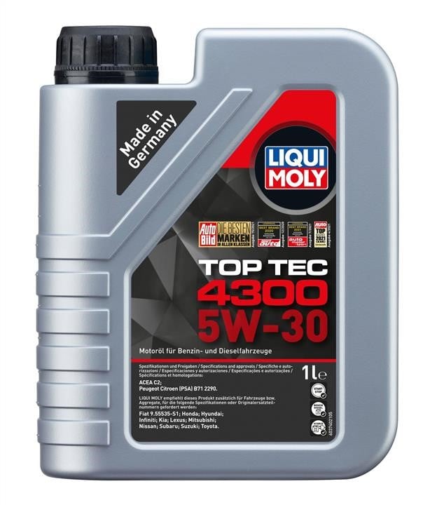 Liqui Moly 8030 Моторное масло Liqui Moly Top Tec 4300 5W-30, 1л 8030: Отличная цена - Купить в Польше на 2407.PL!