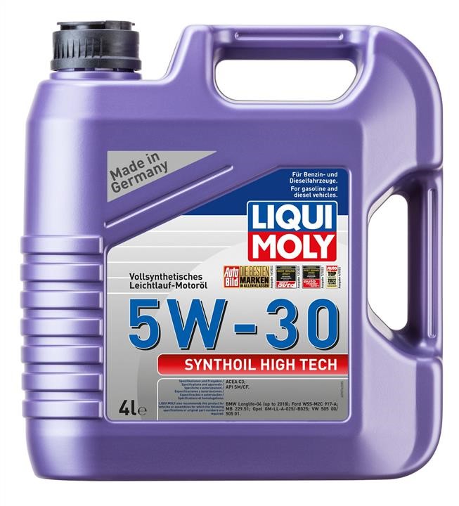 Liqui Moly 9076 Engine oil Liqui Moly Synthoil High Tech 5W-30, 4L 9076: Buy near me in Poland at 2407.PL - Good price!