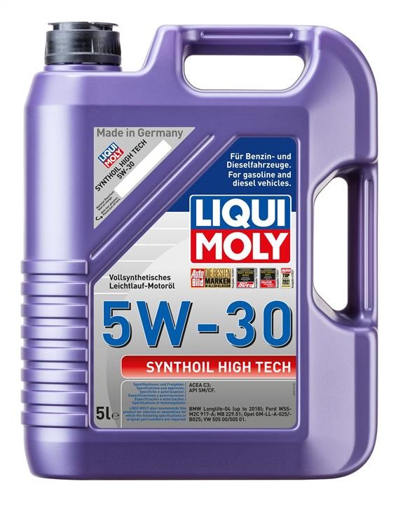 Liqui Moly 9077 Моторное масло Liqui Moly Synthoil High Tech 5W-30, 5л 9077: Отличная цена - Купить в Польше на 2407.PL!