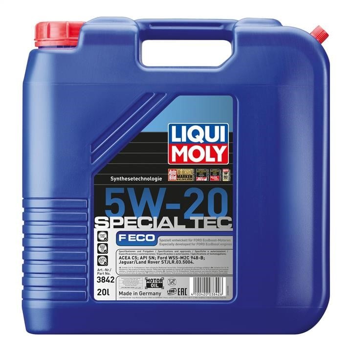 Liqui Moly 3842 Motoröl Liqui Moly Special Tec F ECO 5W-20, 20L 3842: Kaufen Sie zu einem guten Preis in Polen bei 2407.PL!