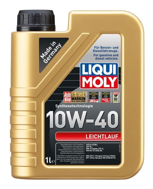 Liqui Moly 9500 Engine oil Liqui Moly Leichtlauf 10W-40, 1L 9500: Buy near me in Poland at 2407.PL - Good price!