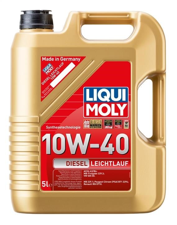 Liqui Moly 8034 Моторное масло Liqui Moly Diesel Leichtlauf 10W-40, 5л 8034: Отличная цена - Купить в Польше на 2407.PL!