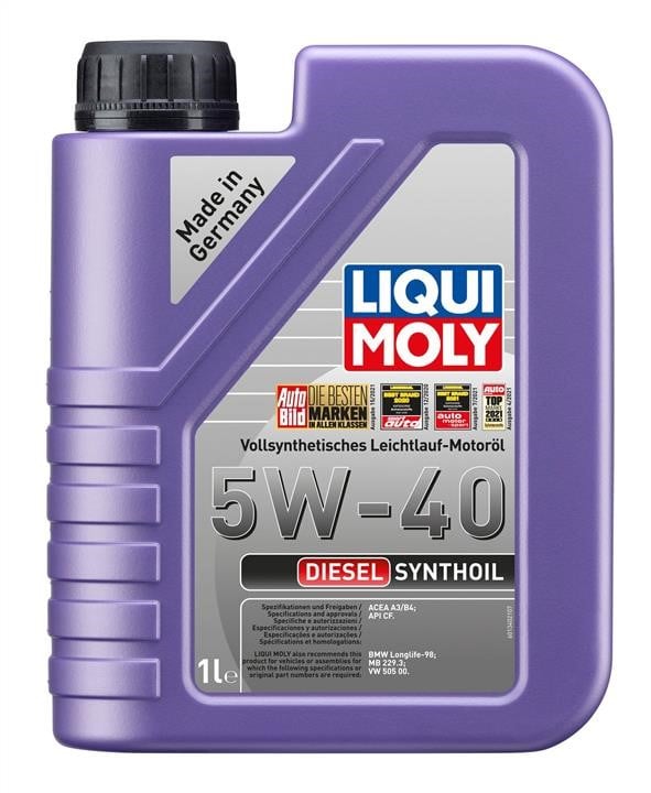 Liqui Moly 1926 Engine oil Liqui Moly Diesel Synthoil 5W-40, 1L 1926: Buy near me in Poland at 2407.PL - Good price!