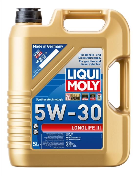 Liqui Moly 20822 Engine oil Liqui Moly Long Life III 5W-30, 5L 20822: Buy near me in Poland at 2407.PL - Good price!