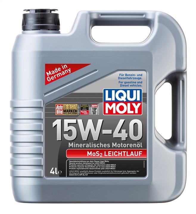 Liqui Moly 2631 Моторное масло Liqui Moly MoS2 Leichtlauf 15W-40, 4л 2631: Отличная цена - Купить в Польше на 2407.PL!