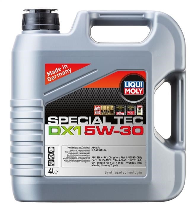 Liqui Moly 20968 Engine oil Liqui Moly Special Tec DX1 5W-30, 4L 20968: Buy near me in Poland at 2407.PL - Good price!