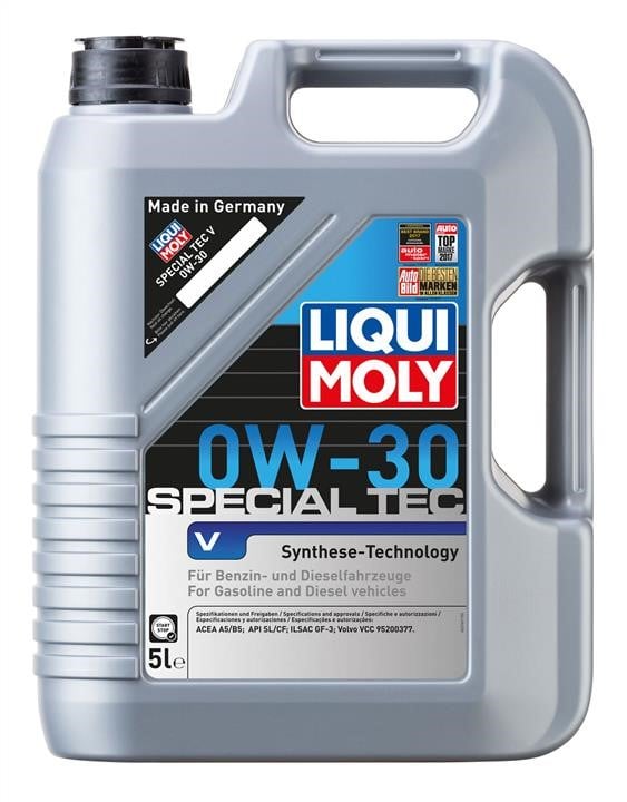 Liqui Moly 2853 Моторное масло Liqui Moly Special Tec V 0W-30, 5л 2853: Отличная цена - Купить в Польше на 2407.PL!