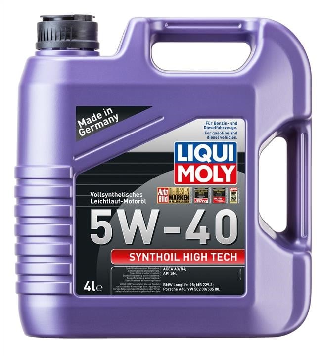 Liqui Moly 1915 Engine oil Liqui Moly Synthoil High Tech 5W-40, 4L 1915: Buy near me in Poland at 2407.PL - Good price!