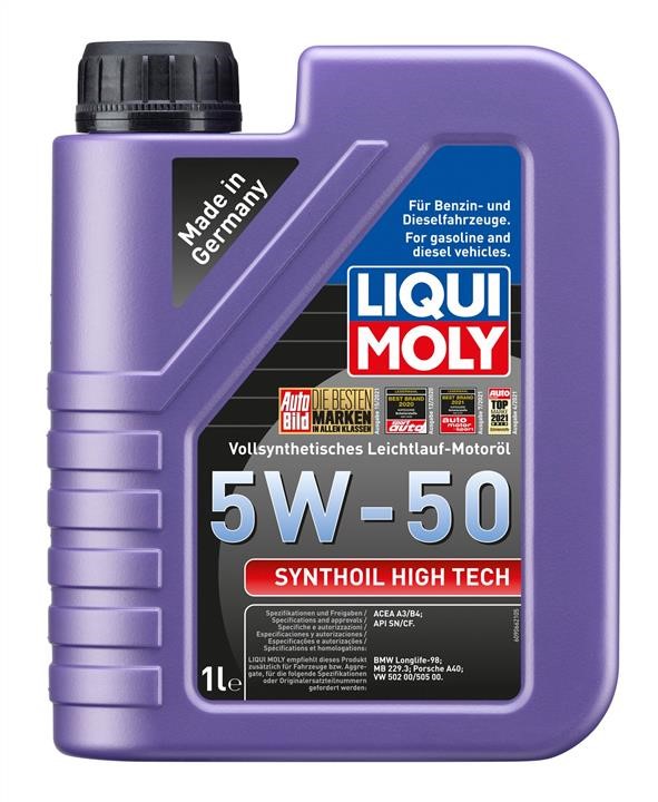 Liqui Moly 9066 Моторное масло Liqui Moly Synthoil High Tech 5W-50, 1л 9066: Отличная цена - Купить в Польше на 2407.PL!