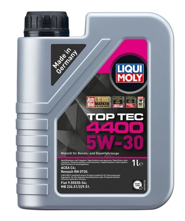 Liqui Moly 2319 Motoröl Liqui Moly Top Tec 4400 5W-30, 1L 2319: Kaufen Sie zu einem guten Preis in Polen bei 2407.PL!