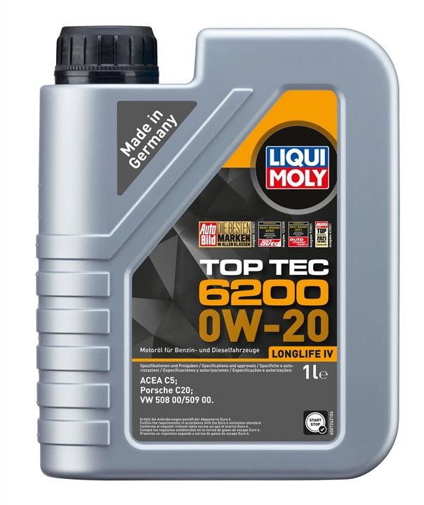Liqui Moly 20787 Engine oil Liqui Moly Top Tec 6200 0W-20, 1L 20787: Buy near me in Poland at 2407.PL - Good price!