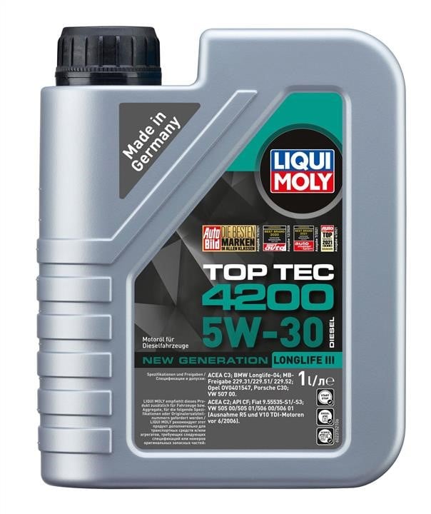 Liqui Moly 2375 Моторное масло Liqui Moly Top Tec 4200 Diesel 5W-30, 1л 2375: Отличная цена - Купить в Польше на 2407.PL!