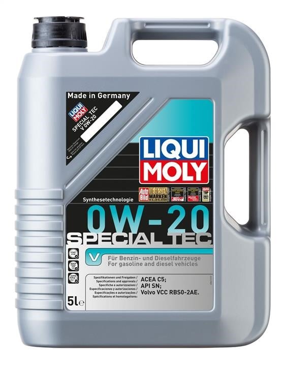 Liqui Moly 20632 Моторное масло Liqui Moly Special Tec V 0W-20, 5л 20632: Отличная цена - Купить в Польше на 2407.PL!