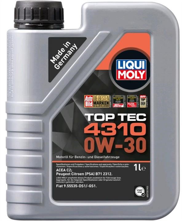Liqui Moly 2361 Engine oil Liqui Moly Top Tec 4310 0W-30, 1L 2361: Buy near me in Poland at 2407.PL - Good price!