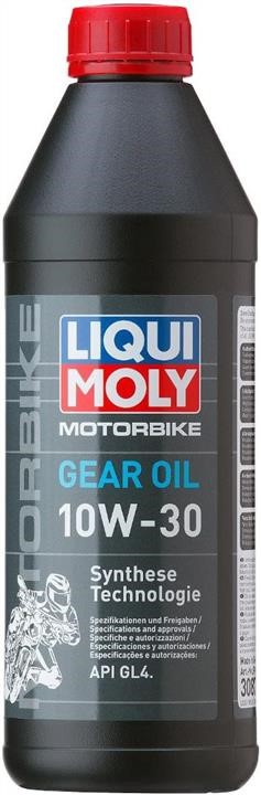 Liqui Moly 20857 Transmission oil Liqui Moly Motorbike Gear Oil 10W-30, 1L 20857: Buy near me in Poland at 2407.PL - Good price!