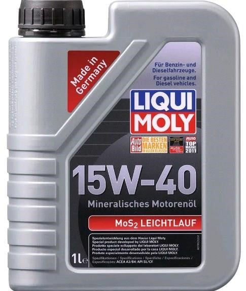 Liqui Moly 2570 Olej silnikowy Liqui Moly MoS2 Leichtlauf 15W-40, 1L 2570: Dobra cena w Polsce na 2407.PL - Kup Teraz!