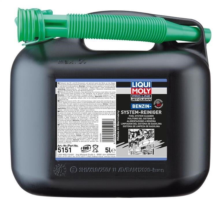 Liqui Moly 5151 Жидкость для очистки бензиновых систем впрыска Liqui Moly Pro Line JetClean Benzin System Reiniger, 5 л 5151: Купить в Польше - Отличная цена на 2407.PL!