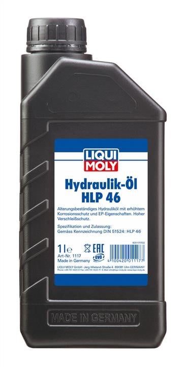 Liqui Moly 1117 Olej hydrauliczny Liqui Moly Hydrauliköl HLP 46, 1 L 1117: Dobra cena w Polsce na 2407.PL - Kup Teraz!