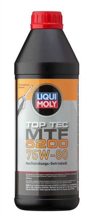 Liqui Moly 20845 Transmission oil Liqui Moly Top Tec MTF 5200 75W-80, 1L 20845: Buy near me at 2407.PL in Poland at an Affordable price!