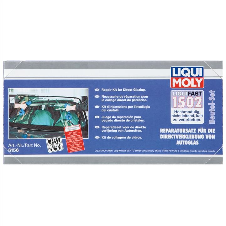Liqui Moly 6156 Set for gluing glasses Liqui Moly Liquifast 1502 6156: Buy near me in Poland at 2407.PL - Good price!