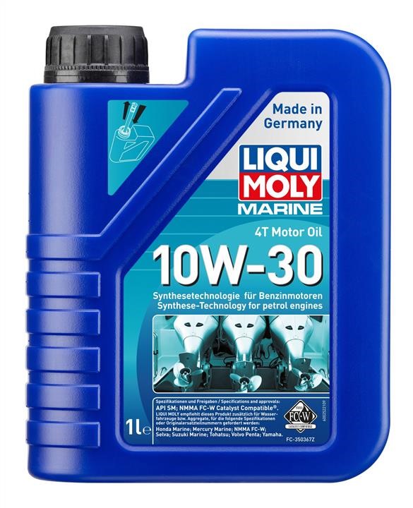 Liqui Moly 25022 Моторное масло Liqui Moly Marine 4T Motor Oil 10W-30, API SM, 1л 25022: Отличная цена - Купить в Польше на 2407.PL!