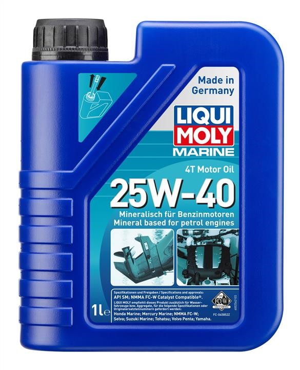 Liqui Moly 25026 Моторна олива Liqui Moly Marine 4T Motor Oil 25W-40, API SM, 1л 25026: Приваблива ціна - Купити у Польщі на 2407.PL!