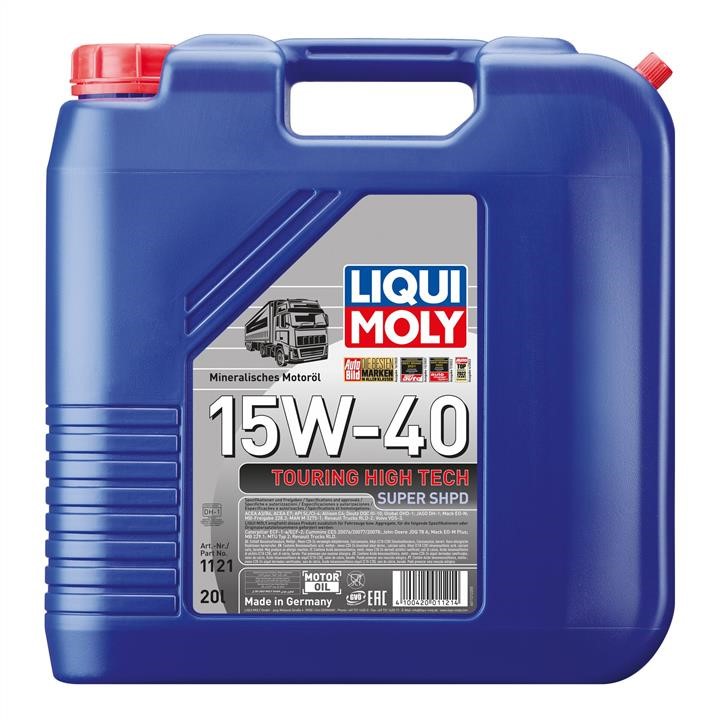 Liqui Moly 1121 Моторное масло Liqui Moly Touring High Tech Super SHPD 15W-40 ACEA E7, A3/B4, API CI-4/SL, 20 л 1121: Отличная цена - Купить в Польше на 2407.PL!
