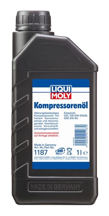 Liqui Moly 1187 Olej kompresorowy Liqui Moly Kompressorenol VDL 100, 1l 1187: Dobra cena w Polsce na 2407.PL - Kup Teraz!