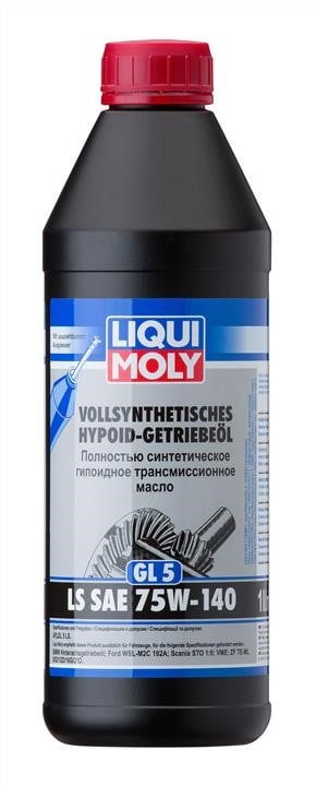 Liqui Moly 8038 Transmission oil Liqui Moly FULLY SYNTHETIC HYPOID Gear OIL LS 75W-140, 1L 8038: Buy near me in Poland at 2407.PL - Good price!
