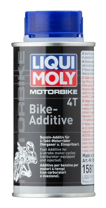 Liqui Moly 1581 Fuel system cleaner Liqui Moly MOTORBIKE 4T ADDITIVE, 125ml 1581: Buy near me in Poland at 2407.PL - Good price!