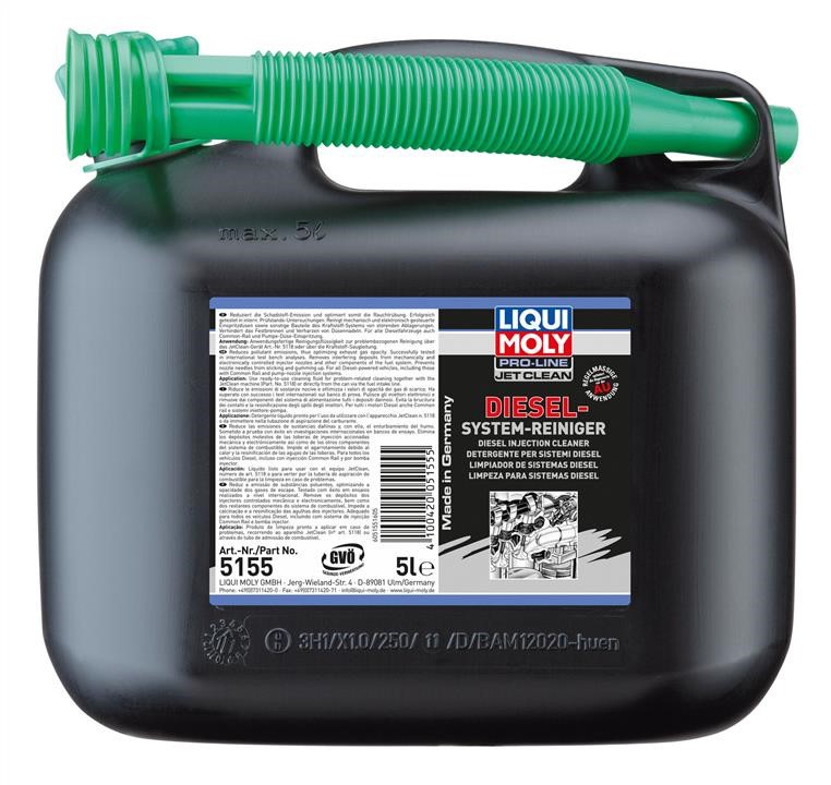 Liqui Moly 5155 Liquid for cleaning diesel fuel systems "Pro-Line JetClean Diesel-System-Reiniger", 5l 5155: Buy near me in Poland at 2407.PL - Good price!