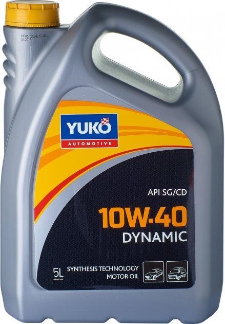 Yuko 4820070242089 Моторное масло YUKO Dynamic 10W-40, 5л 4820070242089: Отличная цена - Купить в Польше на 2407.PL!