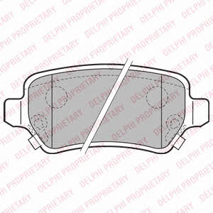 Delphi LP2188 Brake Pad Set, disc brake LP2188: Buy near me in Poland at 2407.PL - Good price!
