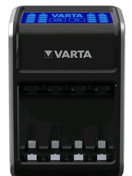 Ładowarka LCD Plug Charger + 4xAA 2100 mAh Varta 57687101441