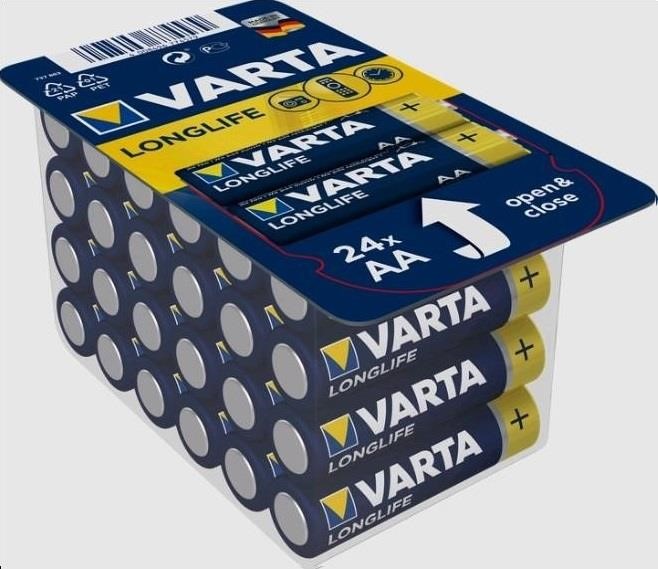 Varta 04106301124 Bateria Longlife  AA BLI 24 Alkaline 04106301124: Dobra cena w Polsce na 2407.PL - Kup Teraz!