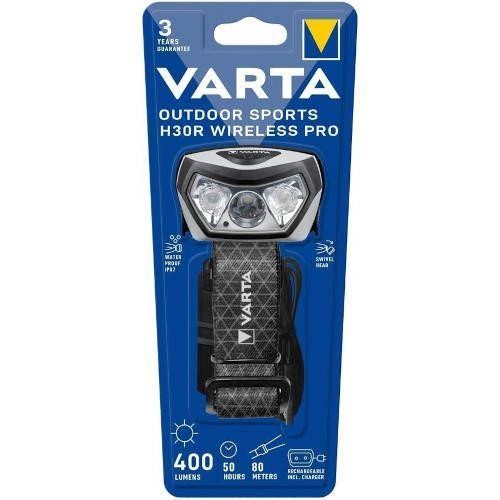 Varta 18650101401 Headlamp Indestructible H30 Pro 4 W, IP67, IK08, up to 400 lumens, up to 80 meters, white/red light 18650101401: Buy near me in Poland at 2407.PL - Good price!