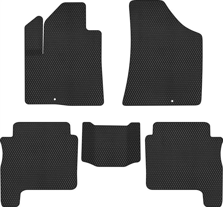 EVAtech HY12473CV5LA2RBB Mats in the cabin EVAtech for Hyundai Santa FE (CM) Restyling (Hinged Gas Pedal) 7 seats (2 clips) 2010-2012 2 generation SUV EU HY12473CV5LA2RBB: Buy near me in Poland at 2407.PL - Good price!