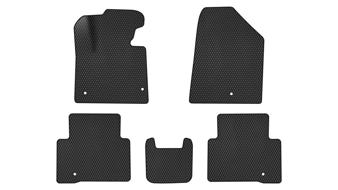 EVAtech HY1779CE5KH5RBB Mats in the cabin EVAtech for Hyundai Santa FE Sport (DM) 2012-2018 3 generation SUV USA HY1779CE5KH5RBB: Buy near me in Poland at 2407.PL - Good price!