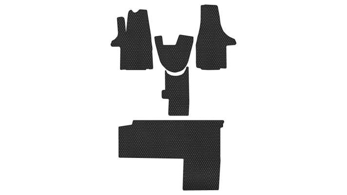 EVAtech VW42856ZV5RBB Mats in the cabin EVAtech for Volkswagen T5 (Transporter) cargo-pass. 2003-2015 VAN EU VW42856ZV5RBB: Buy near me in Poland at 2407.PL - Good price!