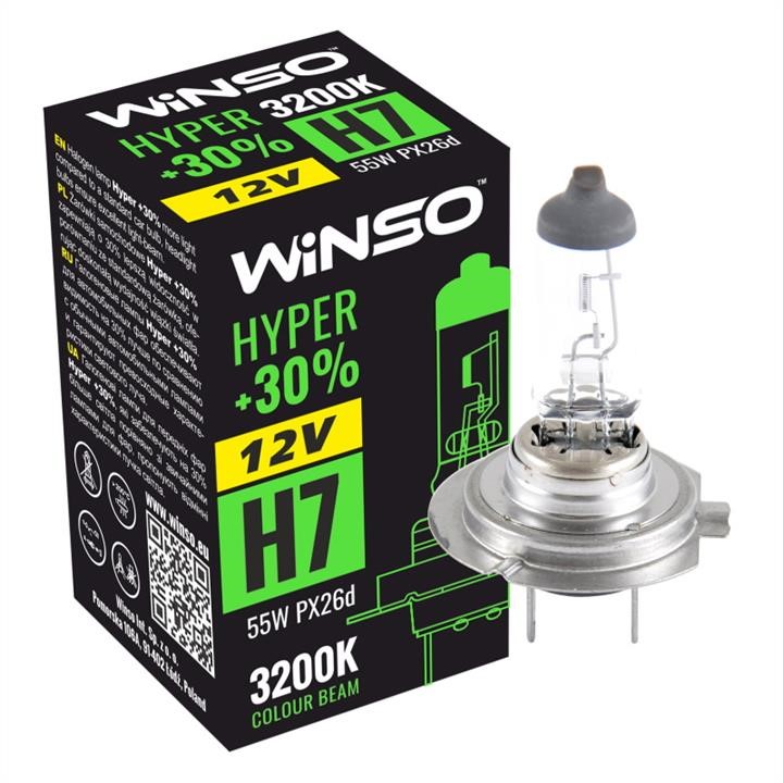 Winso 712700 Halogen lamp Winso Hyper +30% 12V H7 55W +30% 712700: Buy near me in Poland at 2407.PL - Good price!