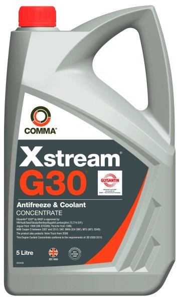 Comma XSR5L Antifreeze Comma Xstream G30 G12+ red, concentrate -80, 5L XSR5L: Buy near me in Poland at 2407.PL - Good price!