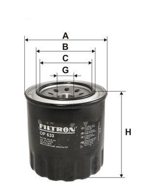 Filtron OP633 Oil Filter OP633: Buy near me in Poland at 2407.PL - Good price!