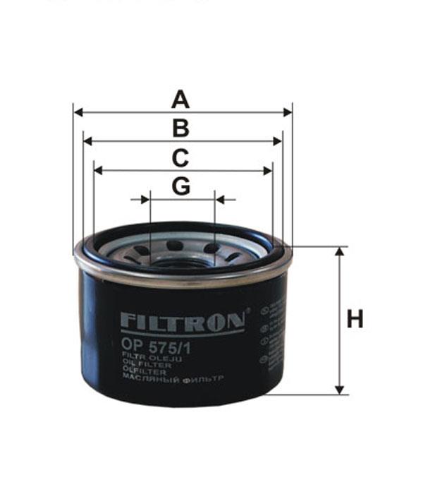 Filtron OP 575/1 Oil Filter OP5751: Buy near me in Poland at 2407.PL - Good price!