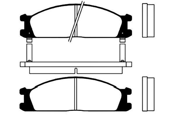 Kavo parts BP-6520 Тормозные колодки дисковые, комплект BP6520: Отличная цена - Купить в Польше на 2407.PL!