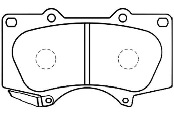 Kavo parts BP-9084 Brake Pad Set, disc brake BP9084: Buy near me at 2407.PL in Poland at an Affordable price!