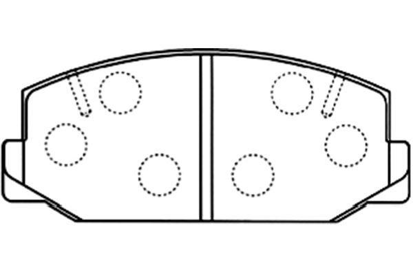 Kavo parts BP-9092 Гальмівні колодки, комплект BP9092: Приваблива ціна - Купити у Польщі на 2407.PL!