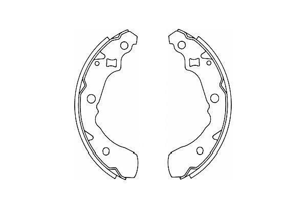 Kavo parts BS-1921 Brake shoe set BS1921: Buy near me in Poland at 2407.PL - Good price!