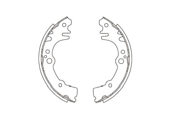 Kavo parts BS-1923 Brake shoe set BS1923: Buy near me in Poland at 2407.PL - Good price!