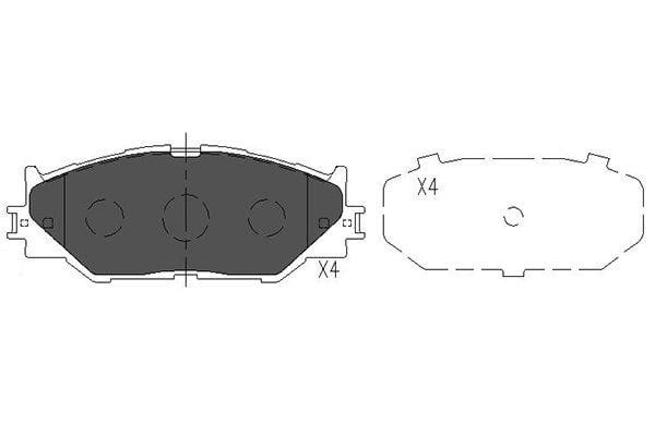 Kavo parts KBP-9094 Klocki hamulcowe, zestaw KBP9094: Dobra cena w Polsce na 2407.PL - Kup Teraz!